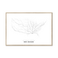 All roads lead to New Orleans (United States of America) Fine Art Map Print