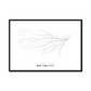 All roads lead to New York City (United States of America) Fine Art Map Print