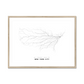 All roads lead to New York City (United States of America) Fine Art Map Print