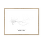 All roads lead to Nizhniy Tagil (Russian Federation) Fine Art Map Print