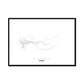 All roads lead to Omsk (Russian Federation) Fine Art Map Print