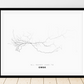 All roads lead to Omsk (Russian Federation) Fine Art Map Print