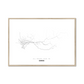 All roads lead to Omsk (Russian Federation) Fine Art Map Print