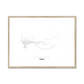 All roads lead to Omsk (Russian Federation) Fine Art Map Print
