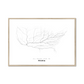 All roads lead to Peoria (United States of America) Fine Art Map Print