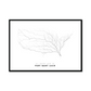 All roads lead to Port Saint Lucie (United States of America) Fine Art Map Print