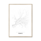 All roads lead to Porto (Portugal) Fine Art Map Print