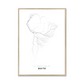 All roads lead to Quito (Ecuador) Fine Art Map Print