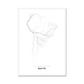 All roads lead to Quito (Ecuador) Fine Art Map Print