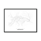 All roads lead to Simferopol (Ukraine) Fine Art Map Print