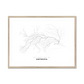 All roads lead to Simferopol (Ukraine) Fine Art Map Print
