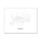All roads lead to Simferopol (Ukraine) Fine Art Map Print