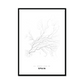 All roads lead to Spain Fine Art Map Print