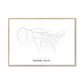 All roads lead to Spokane Valley (United States of America) Fine Art Map Print