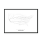 All roads lead to Stockton (United States of America) Fine Art Map Print