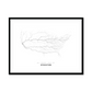 All roads lead to Stockton (United States of America) Fine Art Map Print