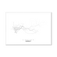 All roads lead to Surgut (Russian Federation) Fine Art Map Print