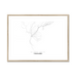 All roads lead to Thailand Fine Art Map Print