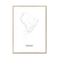 All roads lead to Uruguay Fine Art Map Print