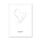 All roads lead to Uruguay Fine Art Map Print