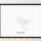 All roads lead to Vancouver (Canada) Fine Art Map Print