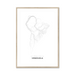 All roads lead to Venezuela Fine Art Map Print