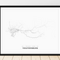All roads lead to Yekaterinburg (Russian Federation) Fine Art Map Print
